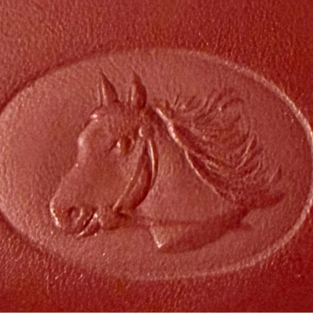 LE TIERCE MAROQUINIER PARIS VINTAGE LEATHER WRISTLET/CLUTCH NWT! - Picture 3 of 16